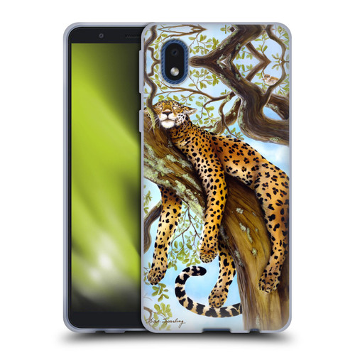 Lisa Sparling Creatures Leopard Soft Gel Case for Samsung Galaxy A01 Core (2020)