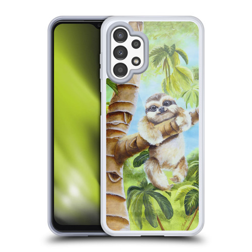 Lisa Sparling Creatures Cutest Sloth Soft Gel Case for Samsung Galaxy A13 (2022)