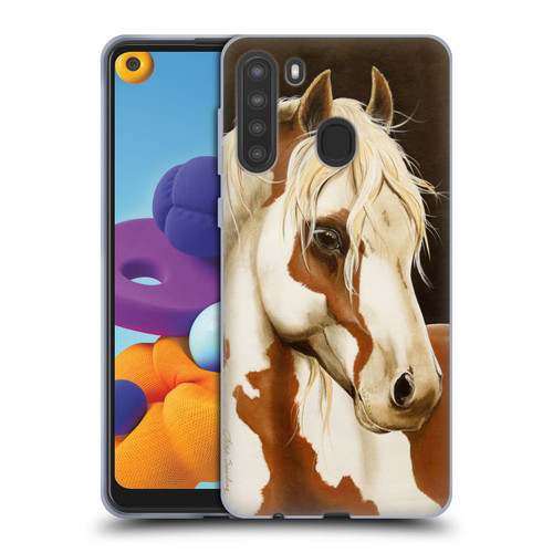 Lisa Sparling Creatures Horse Soft Gel Case for Samsung Galaxy A21 (2020)