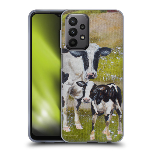 Lisa Sparling Creatures Two Cows Soft Gel Case for Samsung Galaxy A23 / 5G (2022)