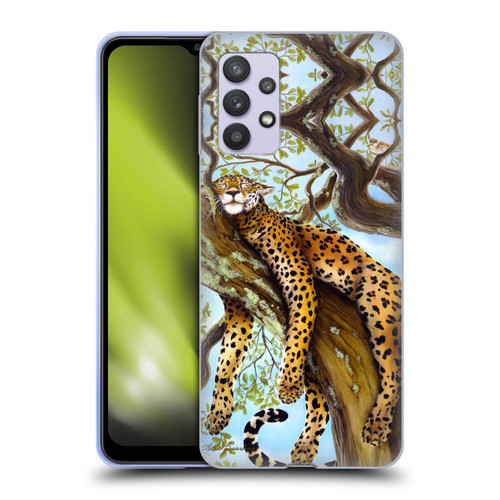 Lisa Sparling Creatures Leopard Soft Gel Case for Samsung Galaxy A32 5G / M32 5G (2021)