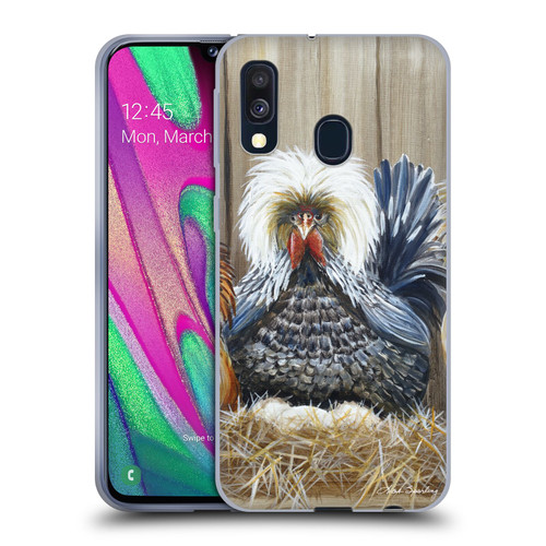 Lisa Sparling Creatures Wicked Chickens Soft Gel Case for Samsung Galaxy A40 (2019)