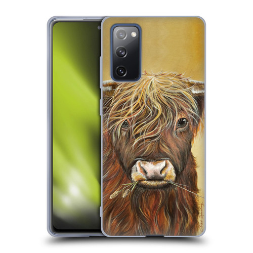 Lisa Sparling Creatures Highland Cow Fireball Soft Gel Case for Samsung Galaxy S20 FE / 5G