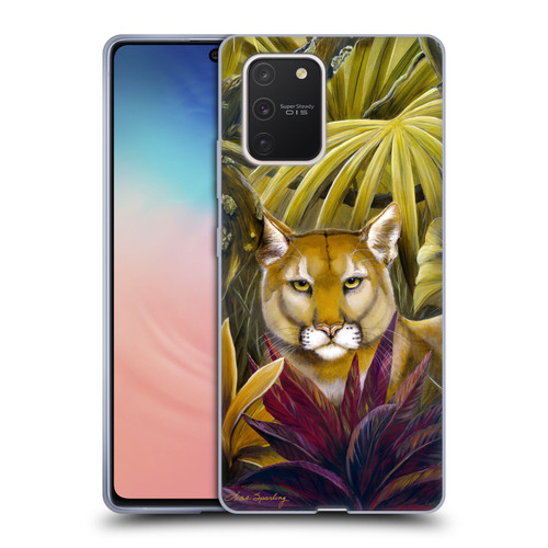 Lisa Sparling Creatures Florida Forest Panther Soft Gel Case for Samsung Galaxy S10 Lite