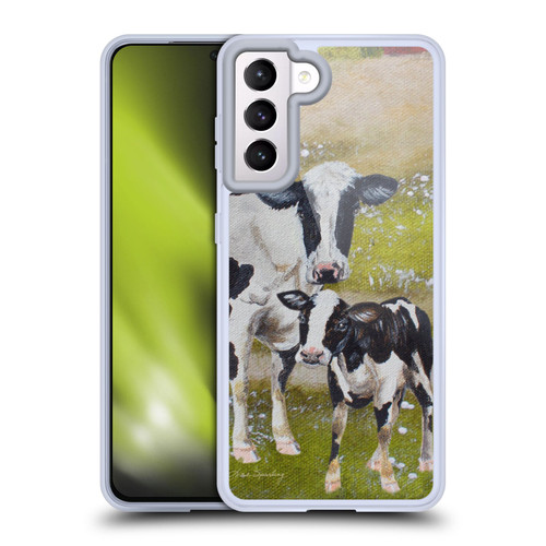Lisa Sparling Creatures Two Cows Soft Gel Case for Samsung Galaxy S21 5G