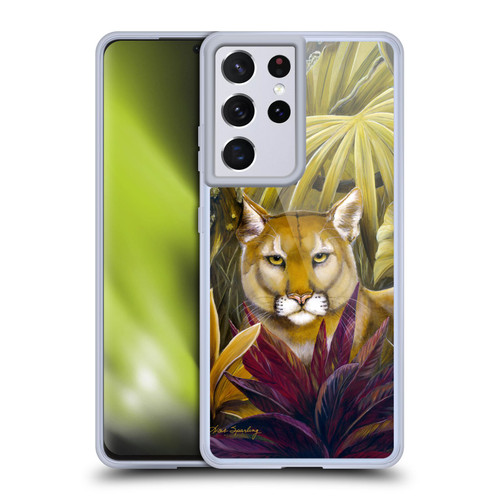 Lisa Sparling Creatures Florida Forest Panther Soft Gel Case for Samsung Galaxy S21 Ultra 5G