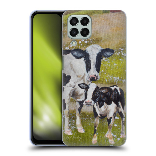 Lisa Sparling Creatures Two Cows Soft Gel Case for Samsung Galaxy M33 (2022)