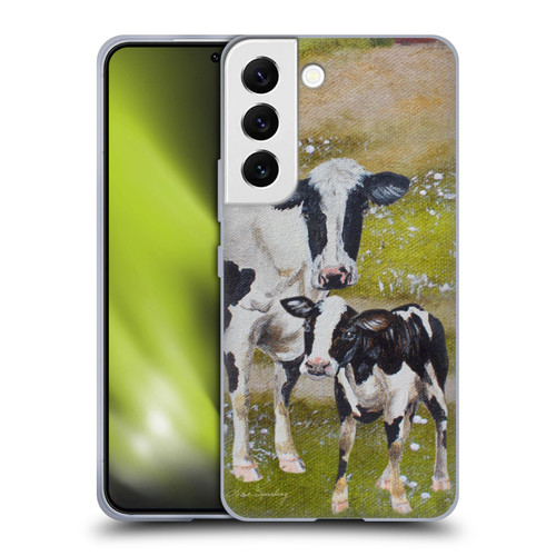 Lisa Sparling Creatures Two Cows Soft Gel Case for Samsung Galaxy S22 5G