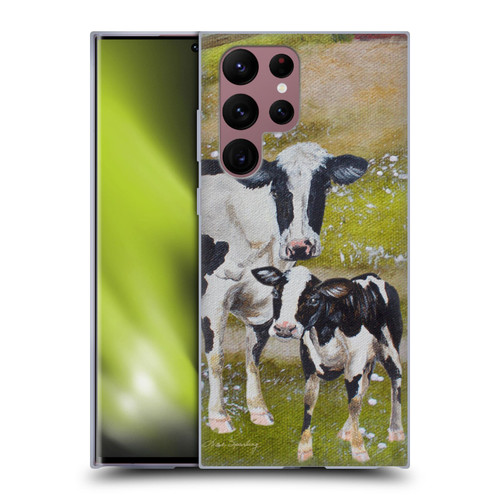 Lisa Sparling Creatures Two Cows Soft Gel Case for Samsung Galaxy S22 Ultra 5G