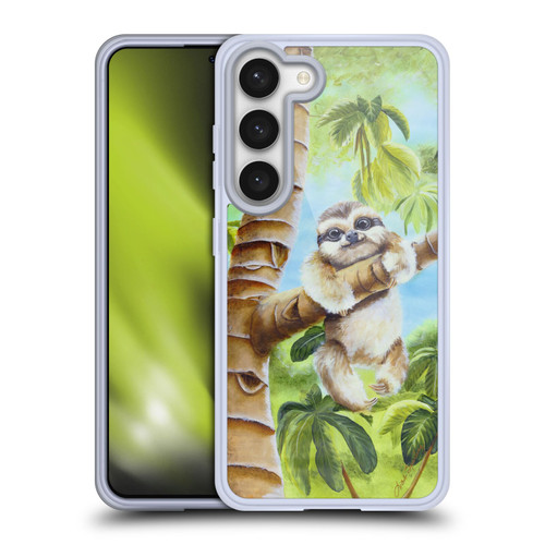 Lisa Sparling Creatures Cutest Sloth Soft Gel Case for Samsung Galaxy S23 5G