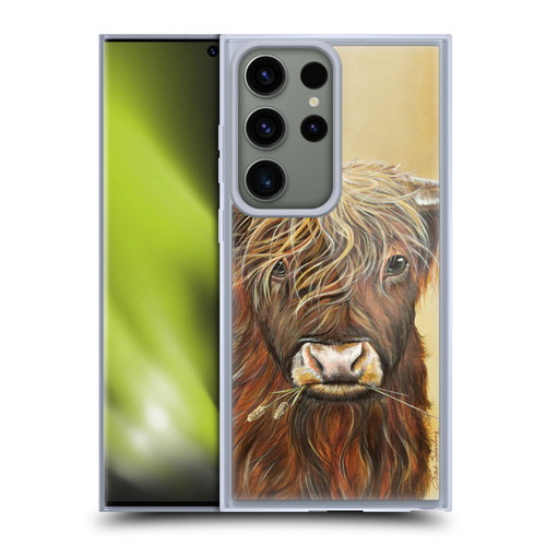 Lisa Sparling Creatures Highland Cow Fireball Soft Gel Case for Samsung Galaxy S23 Ultra 5G