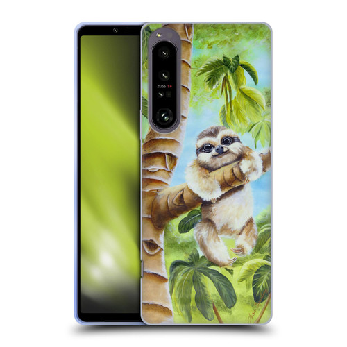 Lisa Sparling Creatures Cutest Sloth Soft Gel Case for Sony Xperia 1 IV