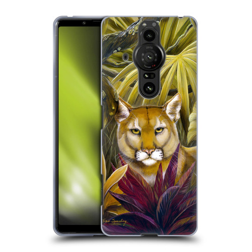 Lisa Sparling Creatures Florida Forest Panther Soft Gel Case for Sony Xperia Pro-I