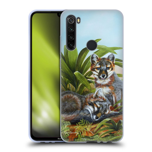 Lisa Sparling Creatures Red Fox Kits Soft Gel Case for Xiaomi Redmi Note 8T