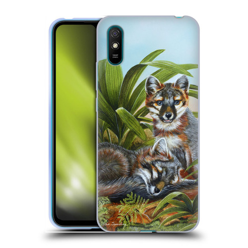 Lisa Sparling Creatures Red Fox Kits Soft Gel Case for Xiaomi Redmi 9A / Redmi 9AT