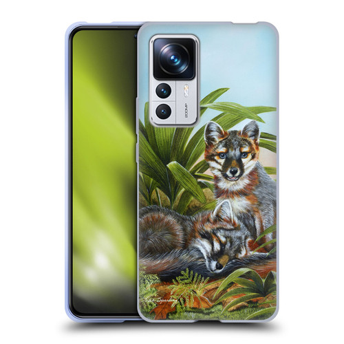 Lisa Sparling Creatures Red Fox Kits Soft Gel Case for Xiaomi 12T Pro