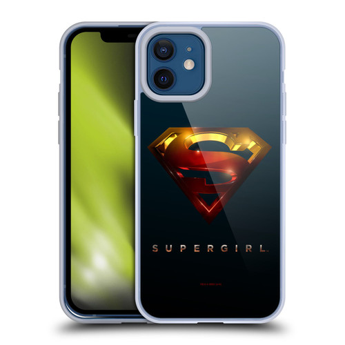 Supergirl TV Series Graphics Crest Soft Gel Case for Apple iPhone 12 / iPhone 12 Pro