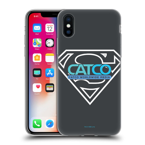 Supergirl TV Series Graphics Catco Soft Gel Case for Apple iPhone X / iPhone XS