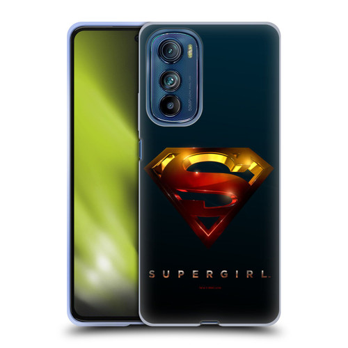 Supergirl TV Series Graphics Crest Soft Gel Case for Motorola Edge 30