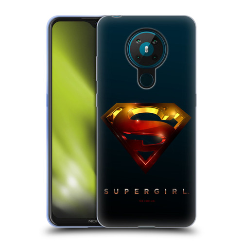 Supergirl TV Series Graphics Crest Soft Gel Case for Nokia 5.3