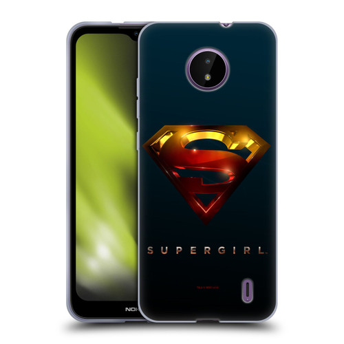 Supergirl TV Series Graphics Crest Soft Gel Case for Nokia C10 / C20