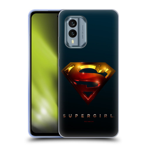 Supergirl TV Series Graphics Crest Soft Gel Case for Nokia X30