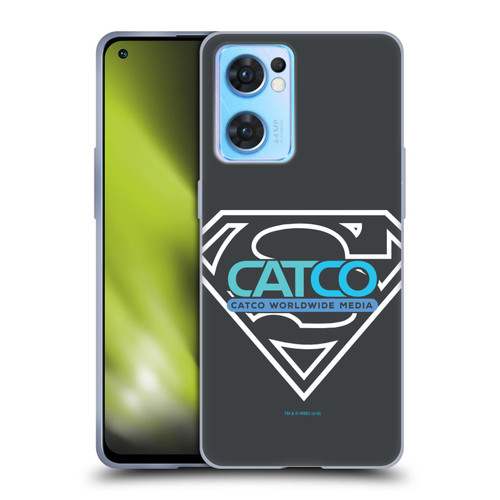 Supergirl TV Series Graphics Catco Soft Gel Case for OPPO Reno7 5G / Find X5 Lite