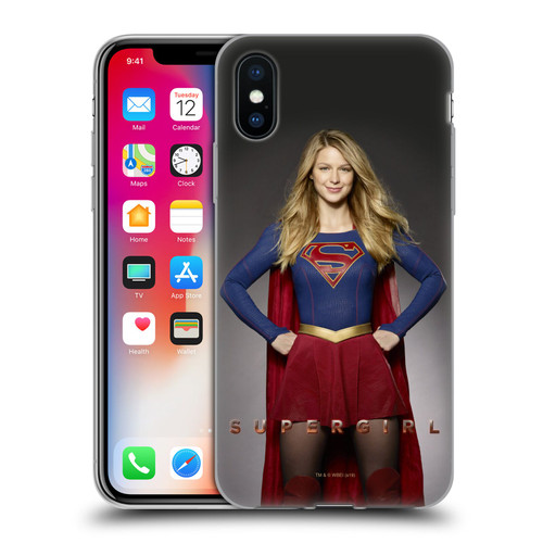Supergirl TV Series Key Art Kara Zor-El Soft Gel Case for Apple iPhone X / iPhone XS