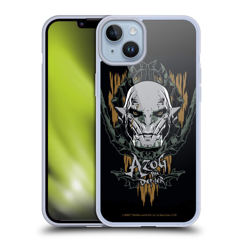 The Hobbit The Battle of the Five Armies Graphics Azog The Defiler Soft Gel Case for Apple iPhone 14 Plus
