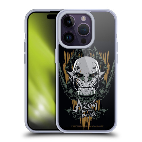 The Hobbit The Battle of the Five Armies Graphics Azog The Defiler Soft Gel Case for Apple iPhone 14 Pro