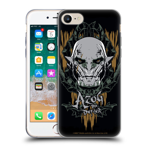The Hobbit The Battle of the Five Armies Graphics Azog The Defiler Soft Gel Case for Apple iPhone 7 / 8 / SE 2020 & 2022