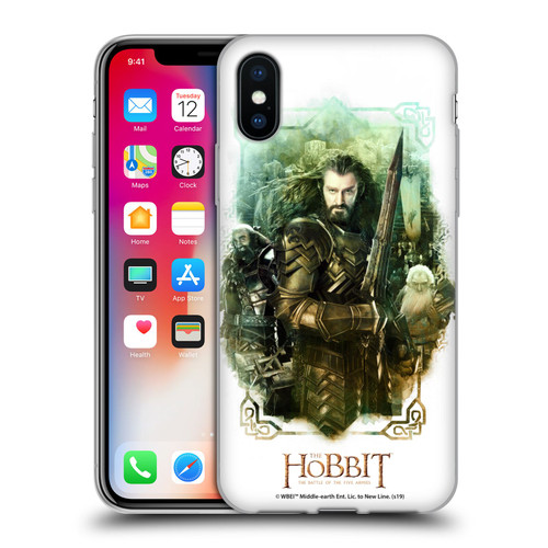 The Hobbit The Battle of the Five Armies Graphics Dwarves Soft Gel Case for Apple iPhone X / iPhone XS