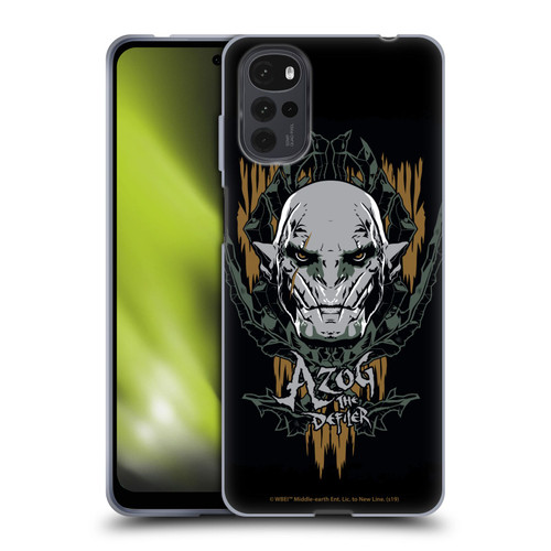 The Hobbit The Battle of the Five Armies Graphics Azog The Defiler Soft Gel Case for Motorola Moto G22