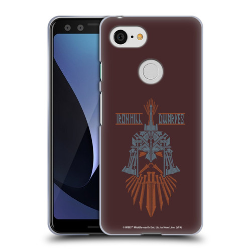 The Hobbit The Battle of the Five Armies Graphics Ironhil Dwarves Soft Gel Case for Google Pixel 3