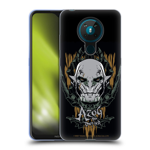 The Hobbit The Battle of the Five Armies Graphics Azog The Defiler Soft Gel Case for Nokia 5.3