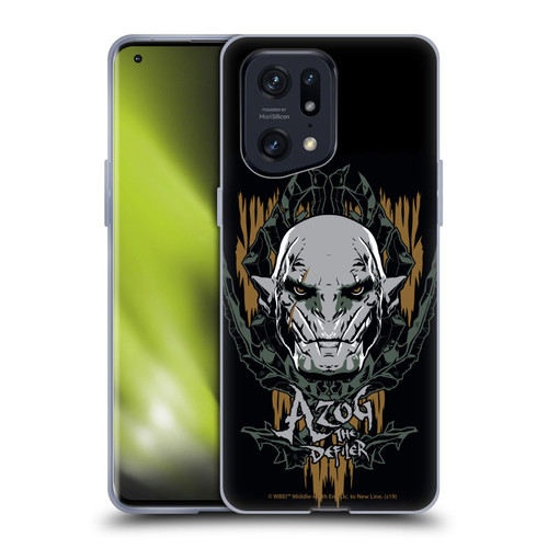 The Hobbit The Battle of the Five Armies Graphics Azog The Defiler Soft Gel Case for OPPO Find X5 Pro