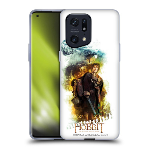 The Hobbit The Battle of the Five Armies Graphics Bilbo Journey Soft Gel Case for OPPO Find X5 Pro