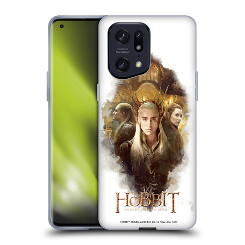 The Hobbit The Battle of the Five Armies Graphics Elves Soft Gel Case for OPPO Find X5 Pro