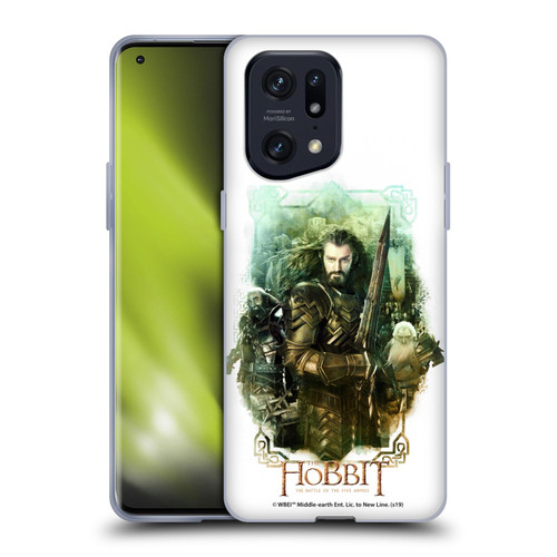 The Hobbit The Battle of the Five Armies Graphics Dwarves Soft Gel Case for OPPO Find X5 Pro