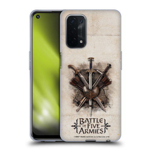 The Hobbit The Battle of the Five Armies Graphics Battle Swords Soft Gel Case for OPPO A54 5G