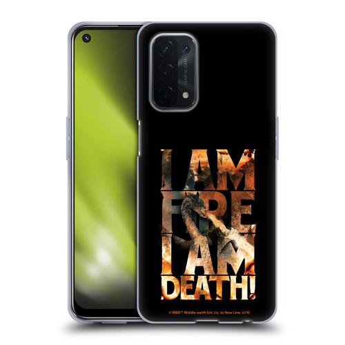 The Hobbit The Battle of the Five Armies Graphics Smaug Fire Soft Gel Case for OPPO A54 5G