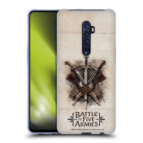 The Hobbit The Battle of the Five Armies Graphics Battle Swords Soft Gel Case for OPPO Reno 2