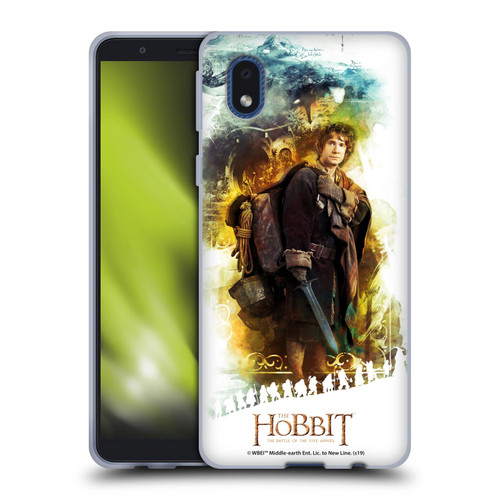 The Hobbit The Battle of the Five Armies Graphics Bilbo Journey Soft Gel Case for Samsung Galaxy A01 Core (2020)