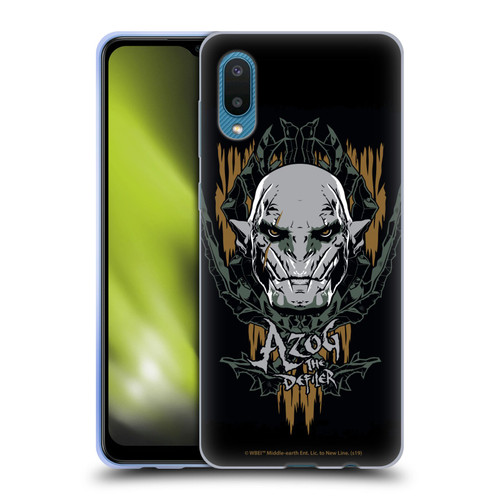 The Hobbit The Battle of the Five Armies Graphics Azog The Defiler Soft Gel Case for Samsung Galaxy A02/M02 (2021)