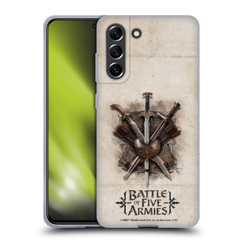 The Hobbit The Battle of the Five Armies Graphics Battle Swords Soft Gel Case for Samsung Galaxy S21 FE 5G