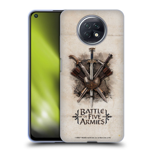 The Hobbit The Battle of the Five Armies Graphics Battle Swords Soft Gel Case for Xiaomi Redmi Note 9T 5G