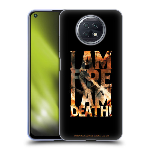 The Hobbit The Battle of the Five Armies Graphics Smaug Fire Soft Gel Case for Xiaomi Redmi Note 9T 5G