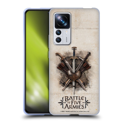 The Hobbit The Battle of the Five Armies Graphics Battle Swords Soft Gel Case for Xiaomi 12T Pro