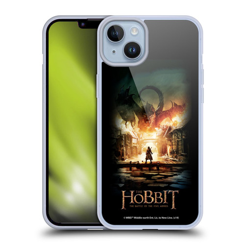 The Hobbit The Battle of the Five Armies Posters Smaug Soft Gel Case for Apple iPhone 14 Plus