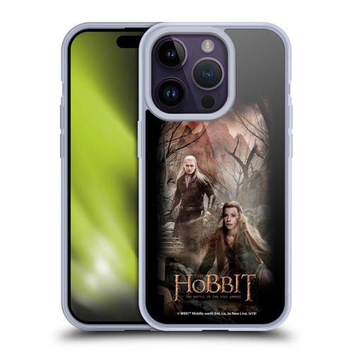 The Hobbit The Battle of the Five Armies Posters Elves Soft Gel Case for Apple iPhone 14 Pro